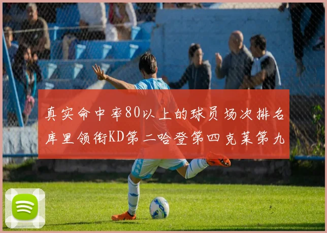 真实命中率80以上的球员场次排名库里领衔KD第二哈登第四克莱第九